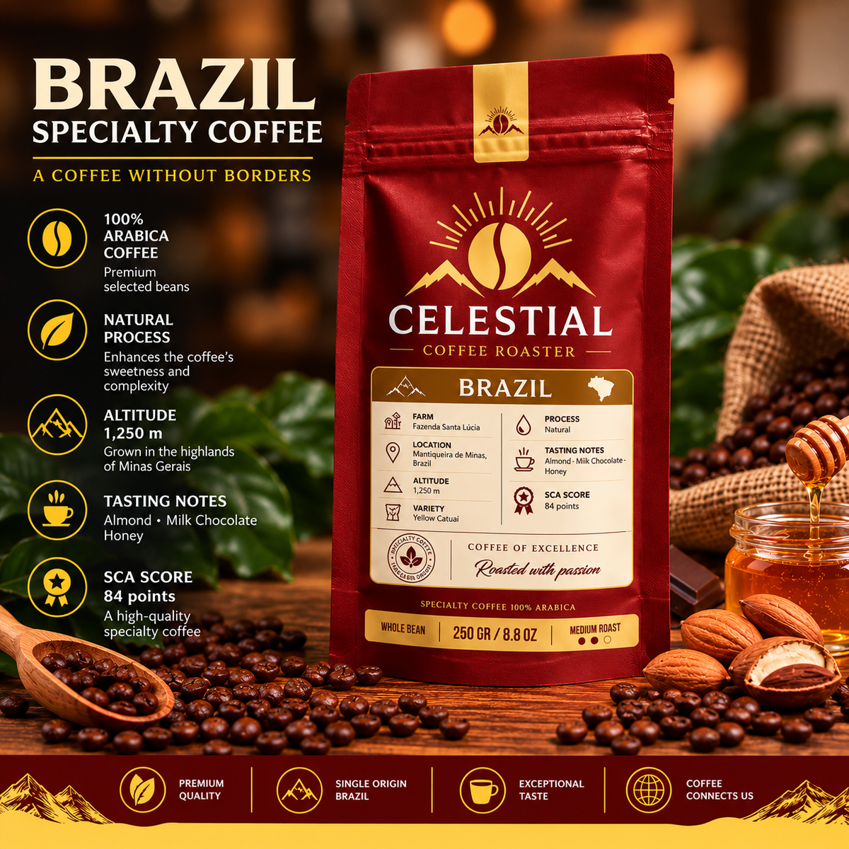 Brazil Specialty Coffee – 100% Arabica