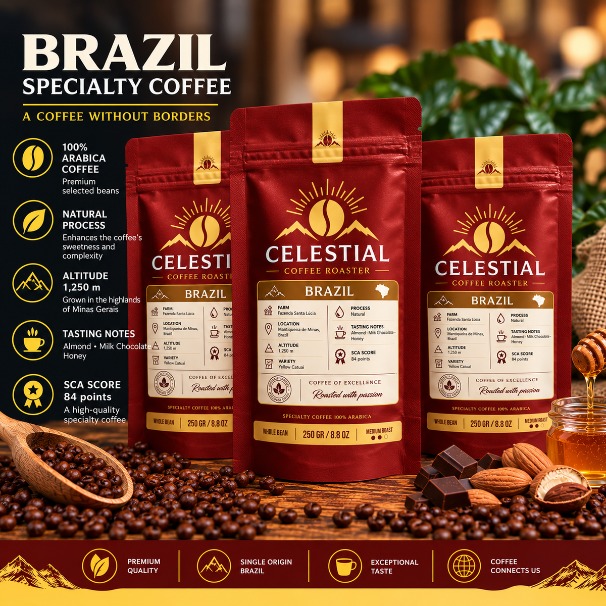 Brazil Specialty Coffee – 100% Arabica